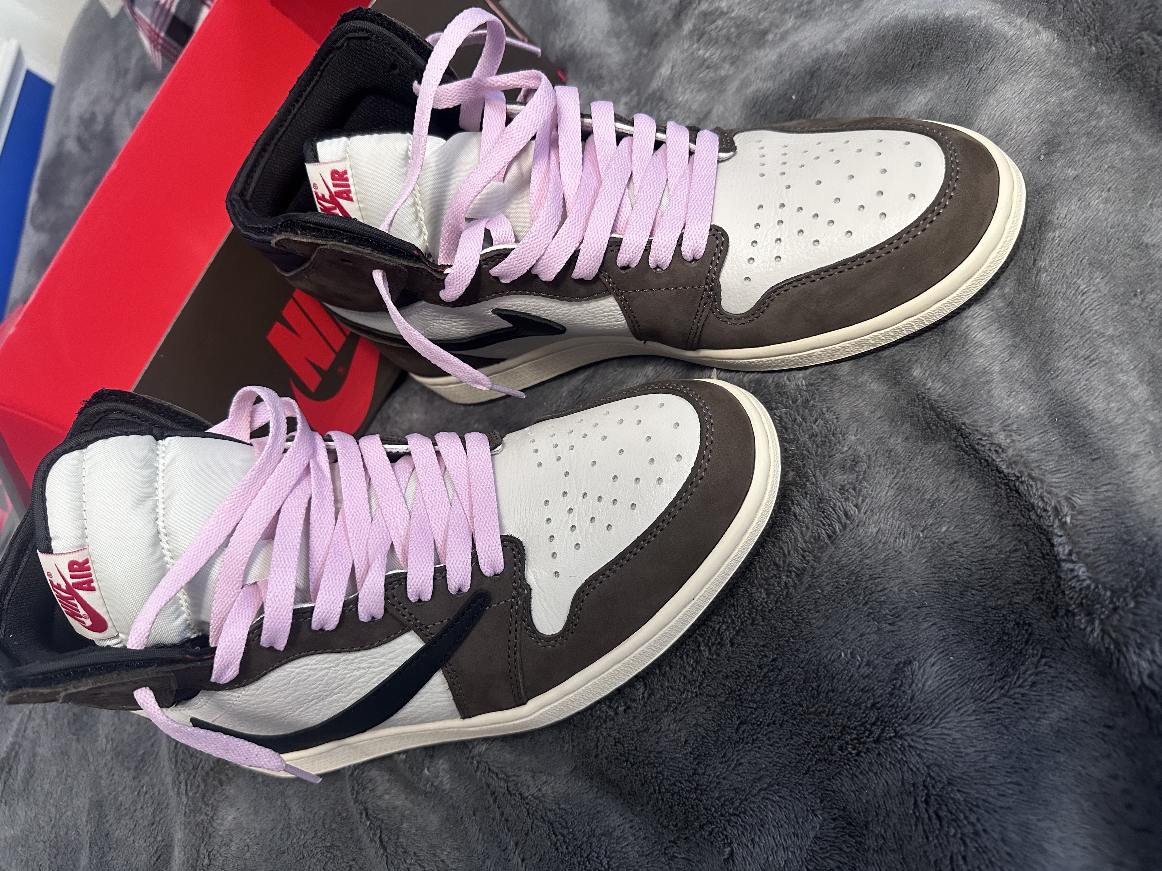 PK God Batch Air Jordan 1 Retro High Travis Scott CD4487-100 review AntGTR 04
