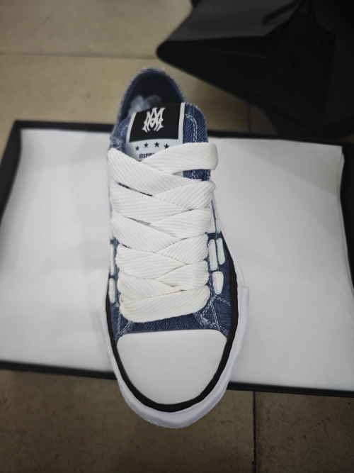 PK God Batch AMIRI MMY Bones x Maison Mihara Yasuhiro Denim Blue review 