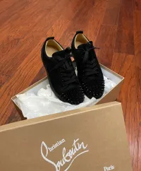 Christian Louboutin Louis Junior Spikes Men's Flat review 0