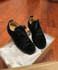 Christian Louboutin Louis Junior Spikes Men's Flat review 1