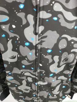 BAPE Space Camo Shark WGM Full-Zip Hoodie Black  review Abel Tovar 01