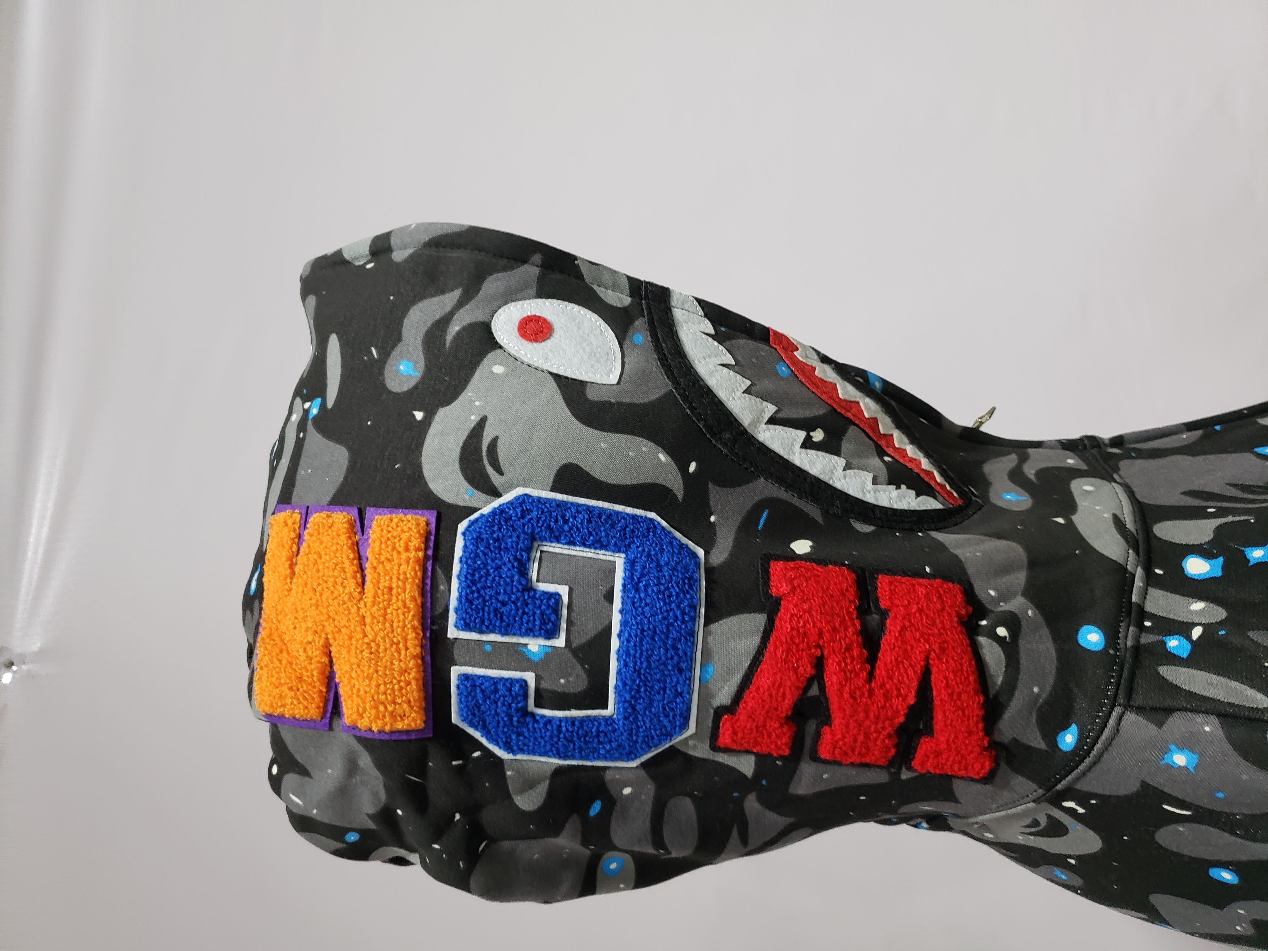 BAPE Space Camo Shark WGM Full-Zip Hoodie Black  review Abel Tovar 02