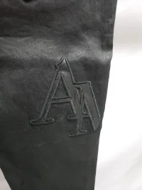 AMIRI MX1 Skinny-Fit Leather-Panelled Distressed Jeans PK0218 review 1