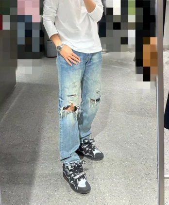 Lanvin Curb Sneaker Black Grey FM-SKRK11-REFL-P2210 review 