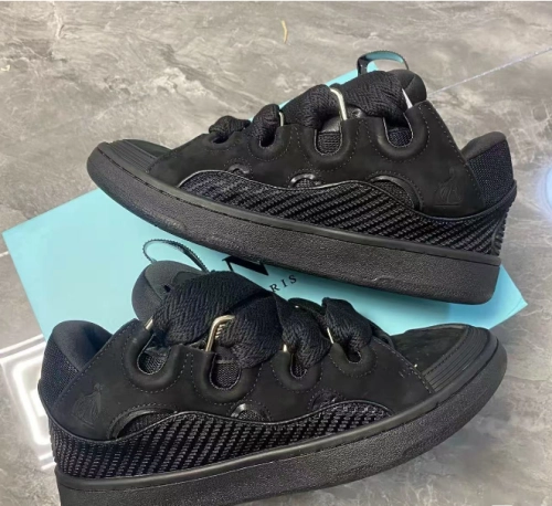 LANVIN Curb Sneakers Black review 
