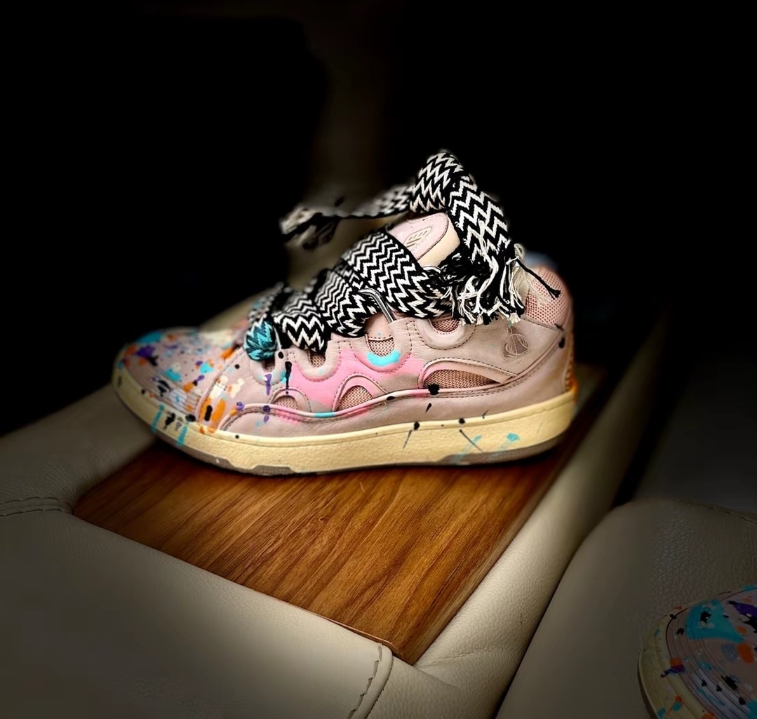 Lanvin Curb Sneakers Maiden Pink review 0