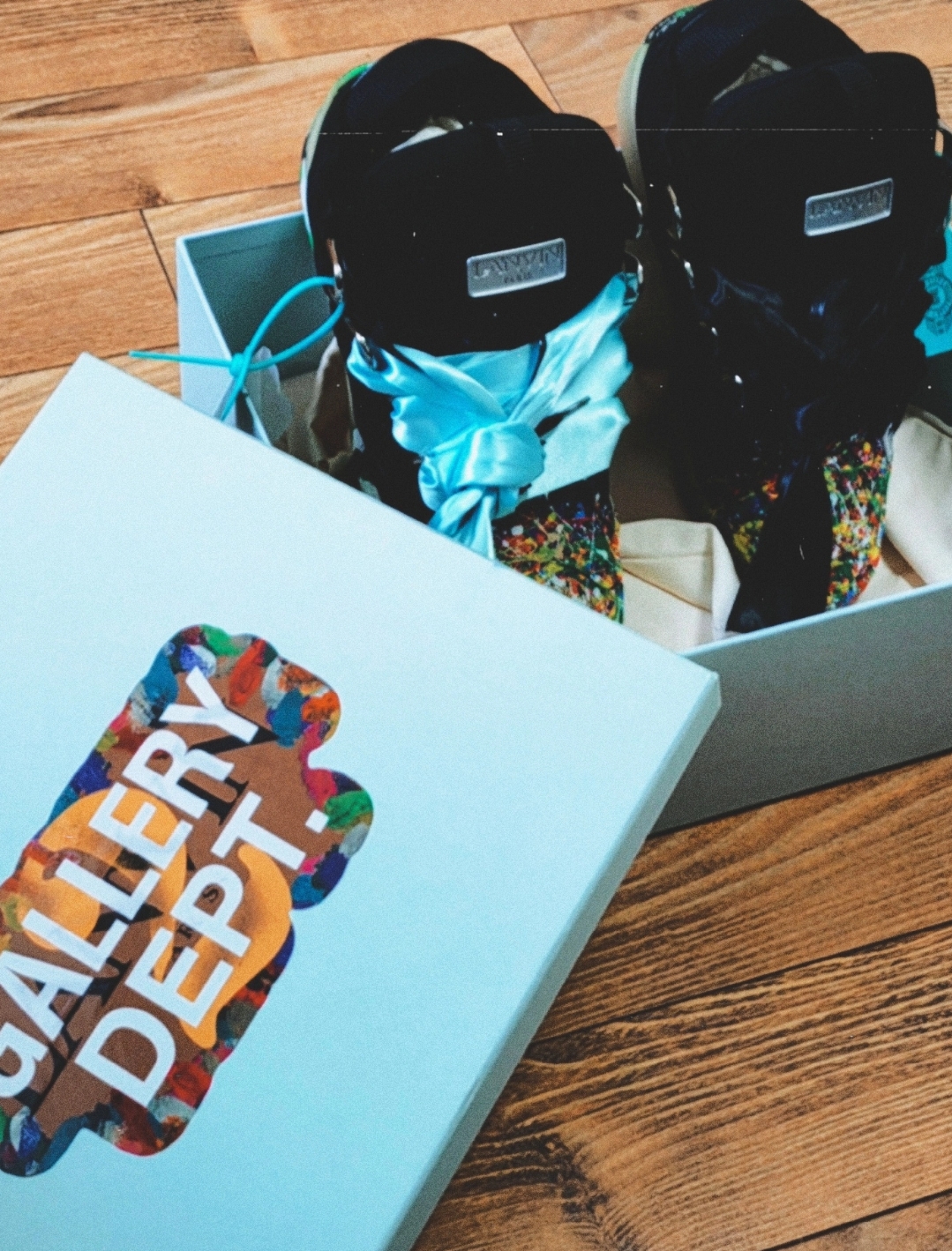 Lanvin Leather Curb Sneaker Gallery Dept review D***