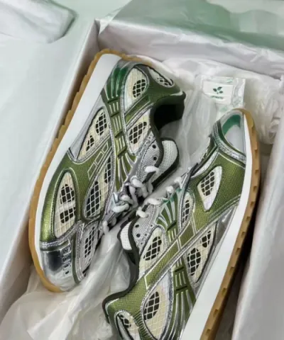 PK God Batch Bottega Veneta Orbit Sneaker Olive Green review Isaiah Flores 00