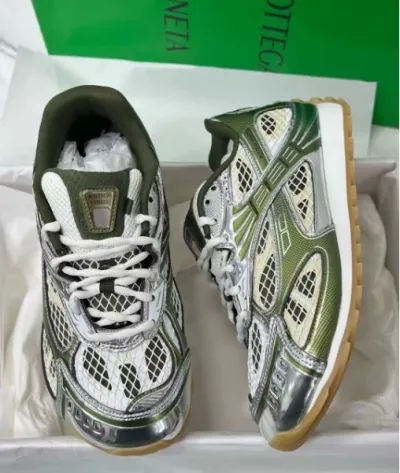 PK God Batch Bottega Veneta Orbit Sneaker Olive Green review Isaiah Flores 02