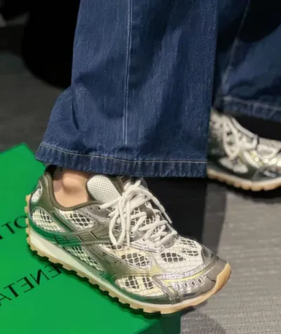 PK God Batch Bottega Veneta Orbit Sneaker Olive Green review Julius Camlbell