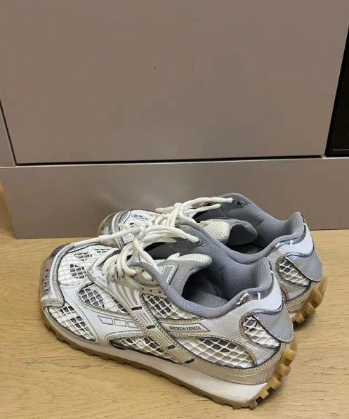 PK God Batch Bottega Veneta Orbit Sneaker Silver review 