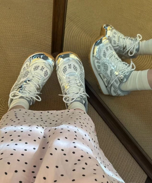 PK God Batch Bottega Veneta Orbit Sneaker Silver review 