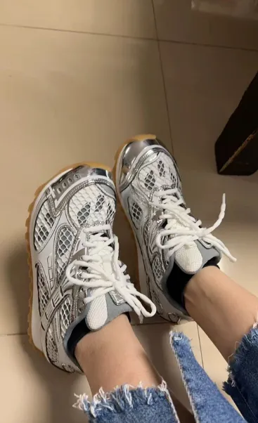 PK God Batch Bottega Veneta Orbit Sneaker Silver review rood olivier