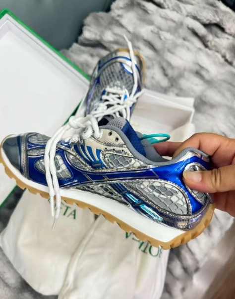 PK God Batch Bottega Veneta Orbit Sneaker Blue review 