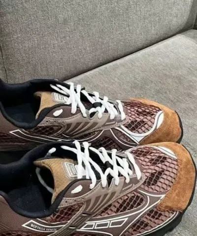 PK God Batch Bottega Veneta Orbit Sneaker Brown review drunk american