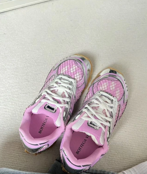 PK God Batch Bottega Veneta Orbit Sneaker pink review 