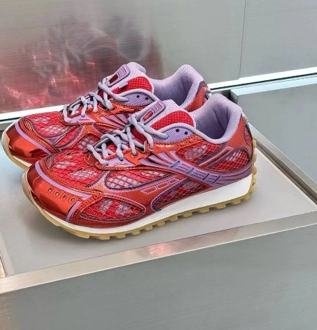 PK God Batch Bottega Veneta Orbit Sneaker Red review 