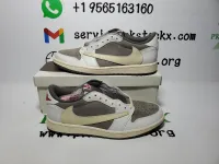 LJR Batch Travis Scott x Air Jordan 1 Low White Brown Barb DM7866-162  review 0