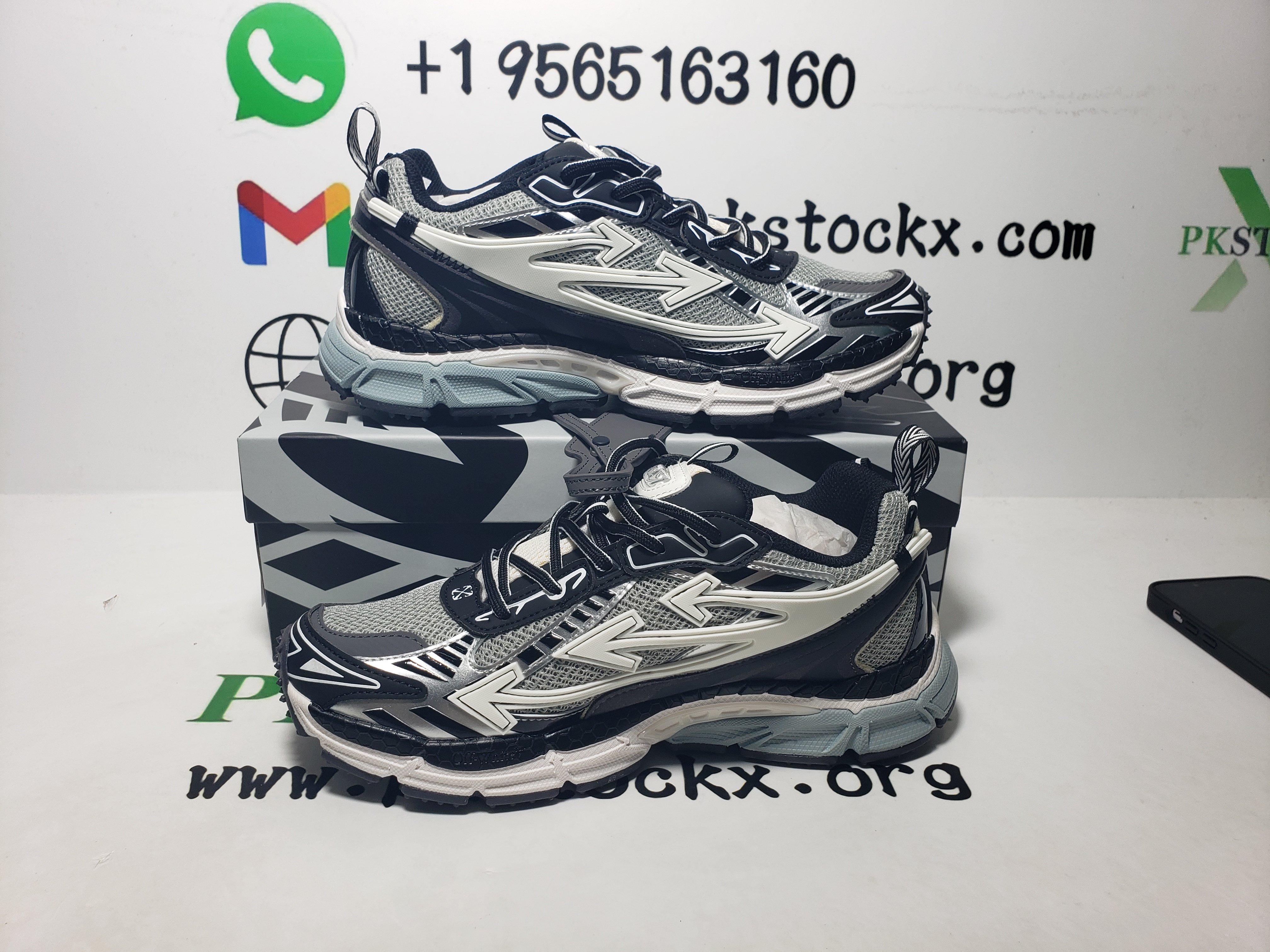 PK God Batch OFF-WHITE Out Of Blue Silver white IIA295F24 FAB00 10001 review D*** 02