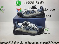PK God Batch Dior B30 Sneaker Blue Mesh with Gray, White and Black 3SN279ZRB_H068 review 2