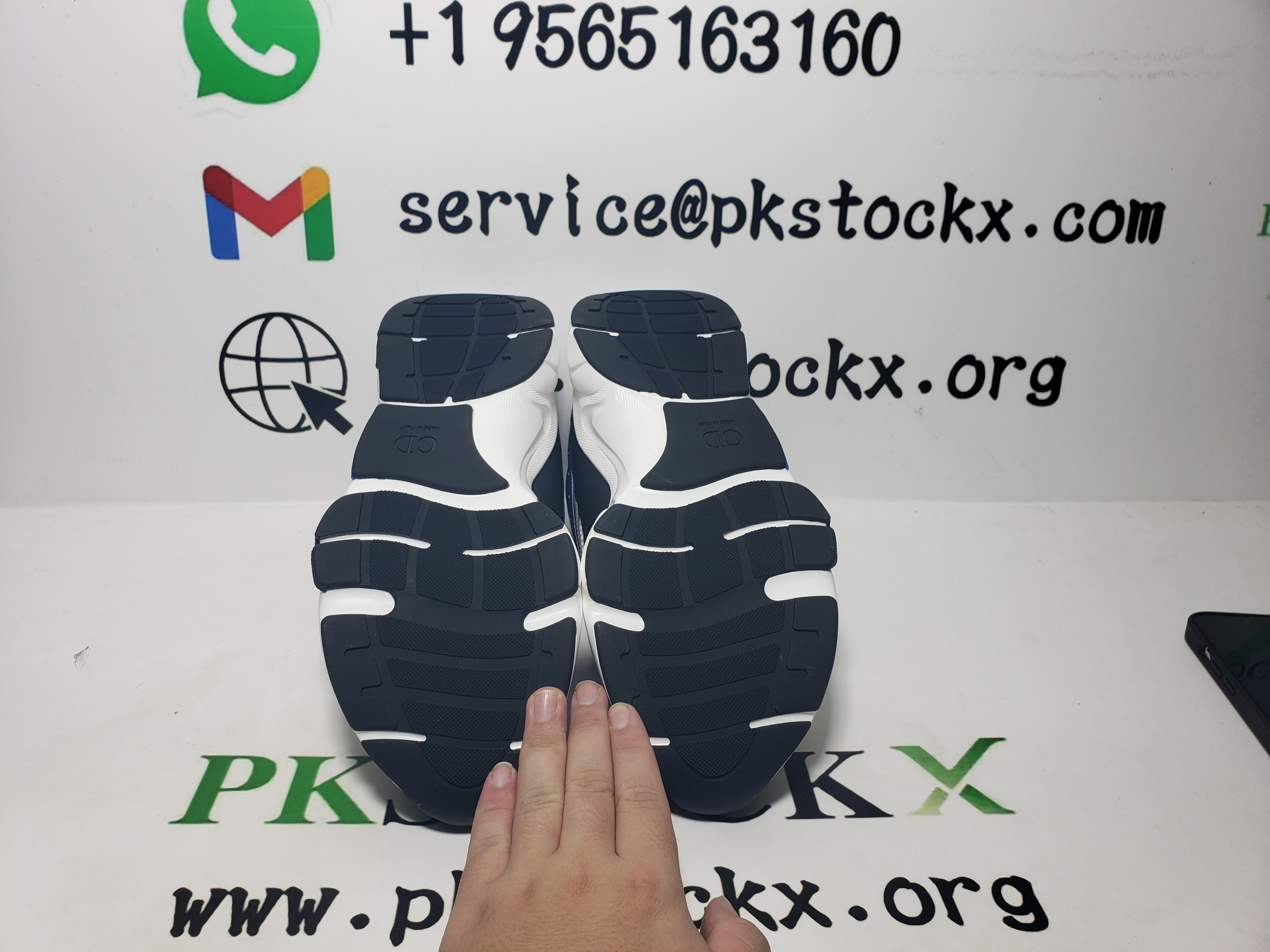 PK God Batch Dior White, Blue, & Black 'B22' Sneakers White Blue review Gustavo Fabela 01