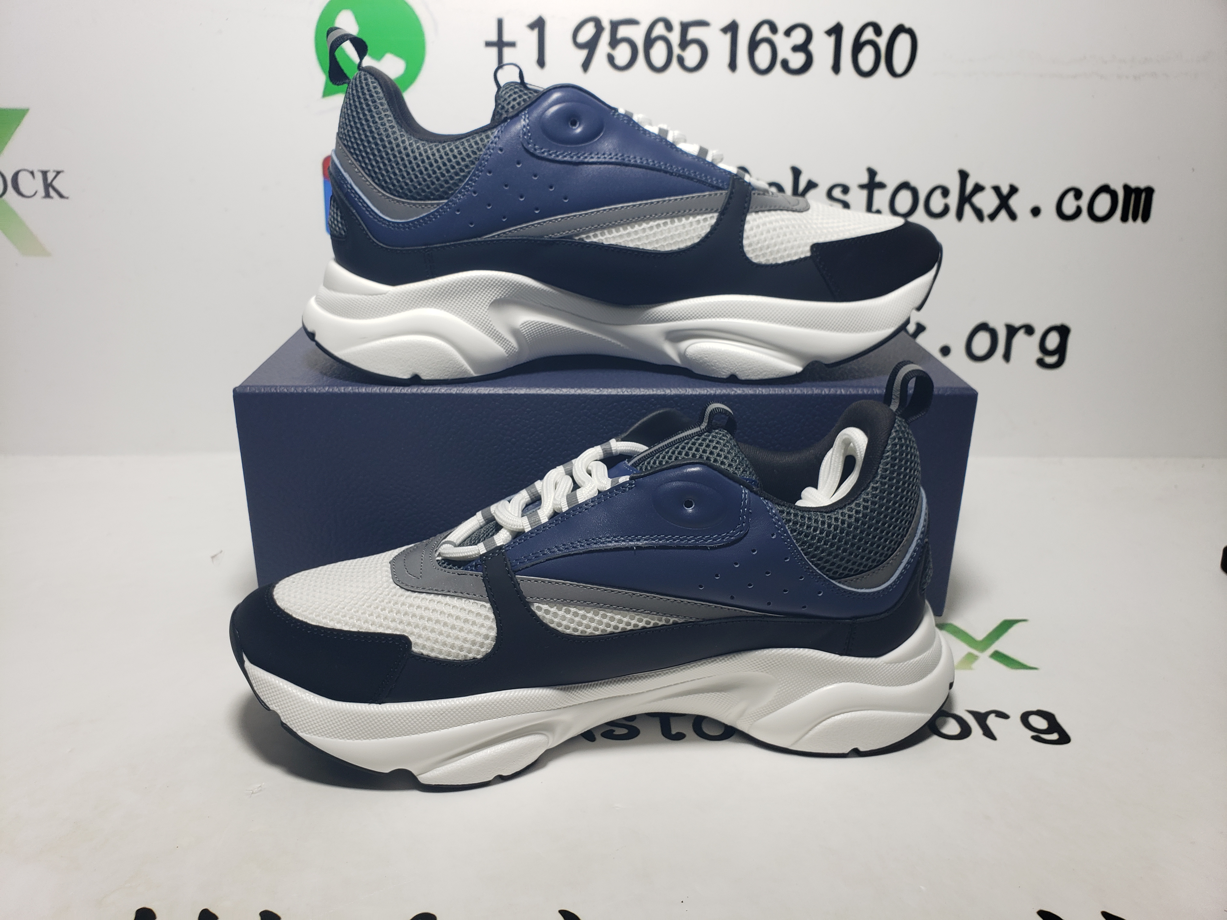 PK God Batch Dior White, Blue, & Black 'B22' Sneakers White Blue review Gustavo Fabela 03