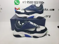 PK God Batch Dior White, Blue, & Black 'B22' Sneakers White Blue review 2