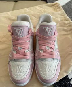 PK God Batch LOUIS VUITTON Trainer Rose Pink VL0231 review Liam Becerra 01