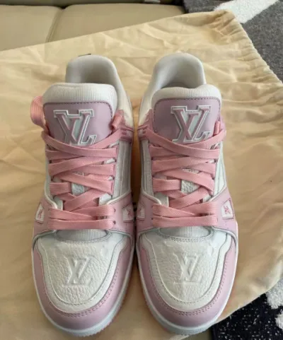 PK God Batch LOUIS VUITTON Trainer Rose Pink VL0231 review Liam Becerra 00