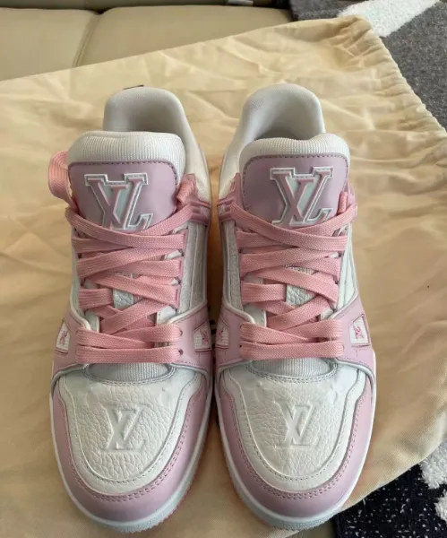 PK God Batch LOUIS VUITTON Trainer Rose Pink VL0231 review 