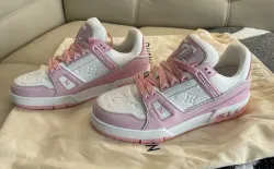 PK God Batch LOUIS VUITTON Trainer Rose Pink VL0231 review Liam Becerra 02