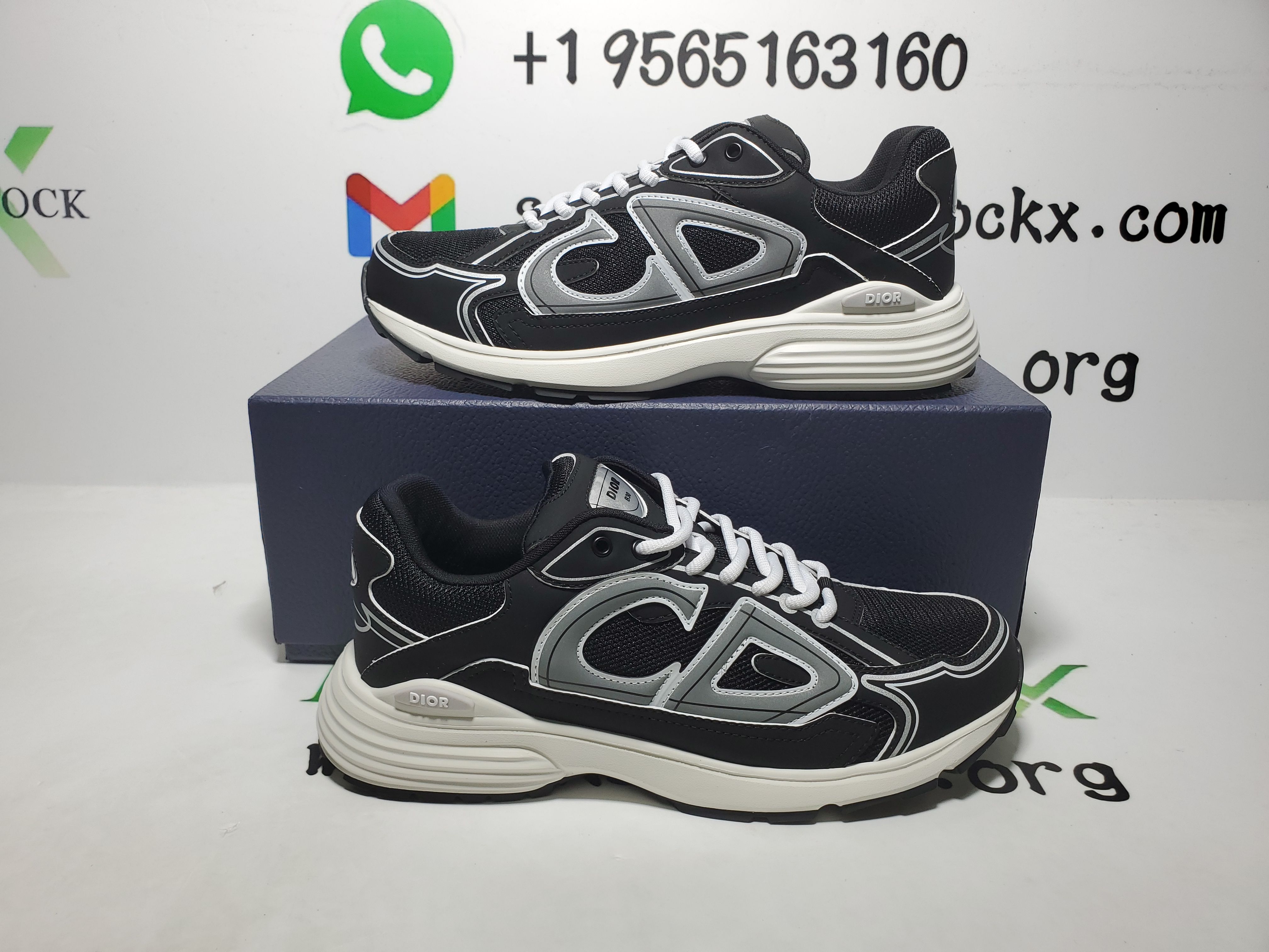 PK God Batch Dior Light Grey 'B30' Sneakers Black Coffee Color 3SN279ZND-H969 review D*** 01