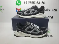 PK God Batch Dior Light Grey 'B30' Sneakers Black Coffee Color 3SN279ZND-H969 review 0