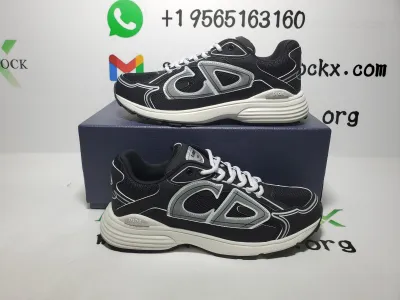 PK God Batch Dior Light Grey 'B30' Sneakers Black Coffee Color 3SN279ZND-H969 review D*** 00