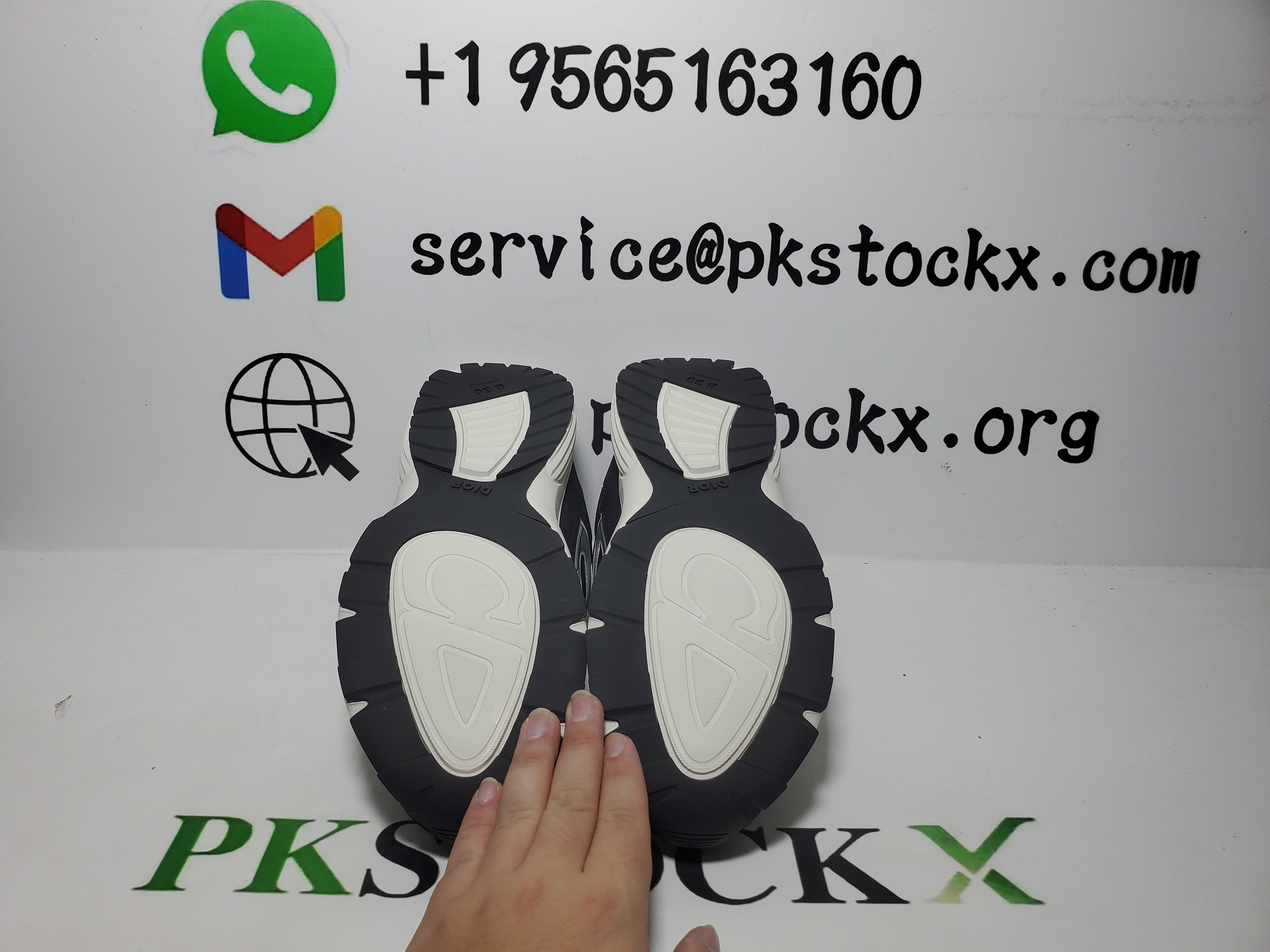 PK God Batch Dior Light Grey 'B30' Sneakers Black Coffee Color 3SN279ZND-H969 review D*** 05