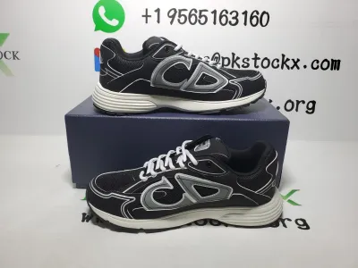 PK God Batch Dior Light Grey 'B30' Sneakers Black Coffee Color 3SN279ZND-H969 review D*** 01