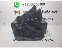 PK God Batch Air Jordan 4 Black Cat CU1110-010 review Santi