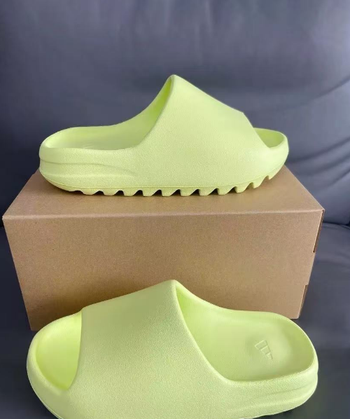 PK God Batch Adidas Yeezy Slide Glow Green HQ6447 review Baby Scoom