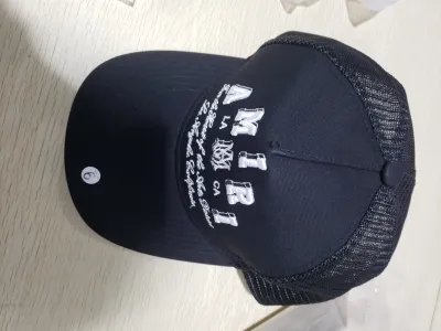 AMIRI  Stencil Trucker Hat - Black review Lulette VenturaOdron 00