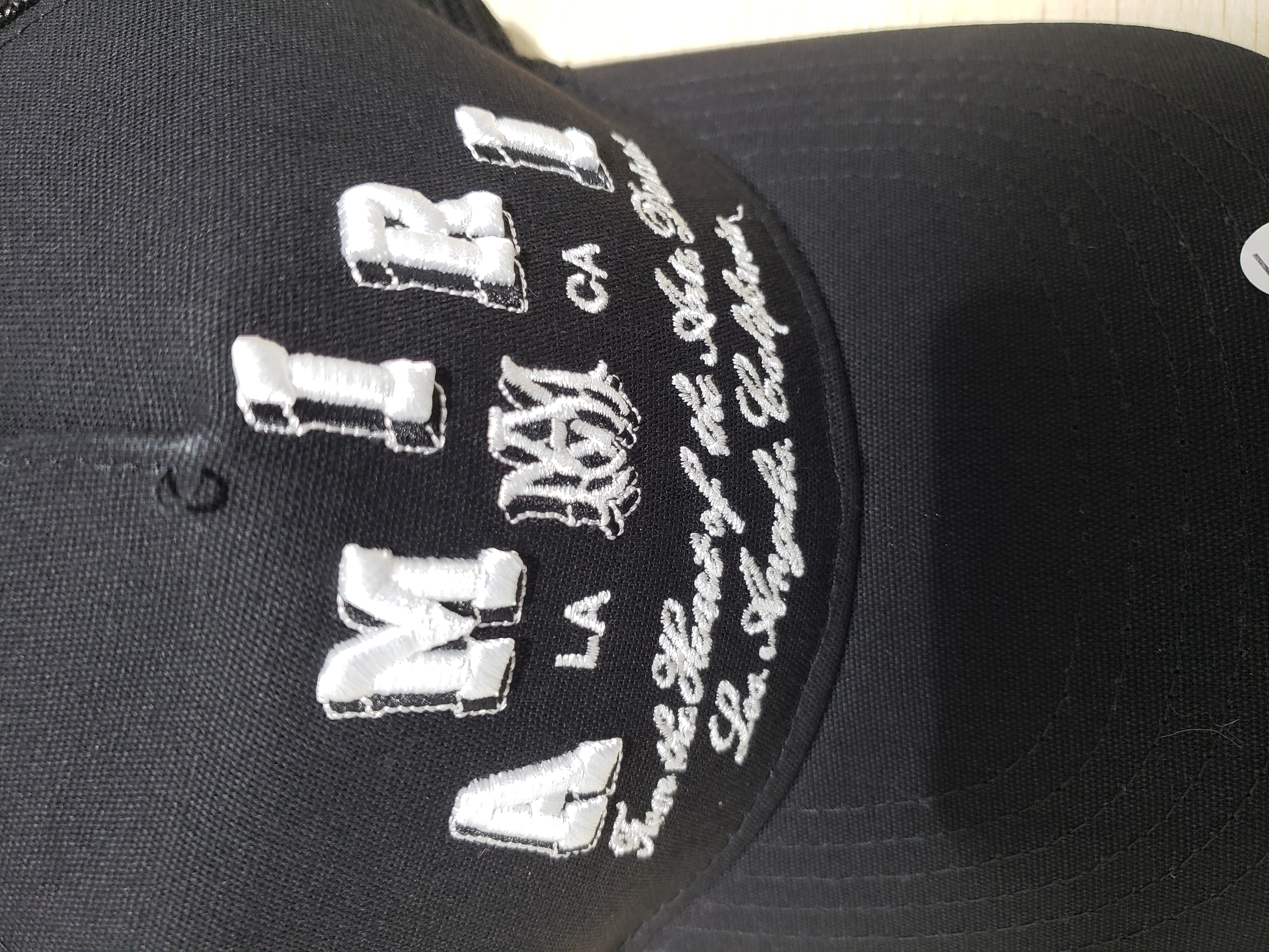 AMIRI  Stencil Trucker Hat - Black review Lulette VenturaOdron 02