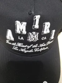 AMIRI  Stencil Trucker Hat - Black review 1