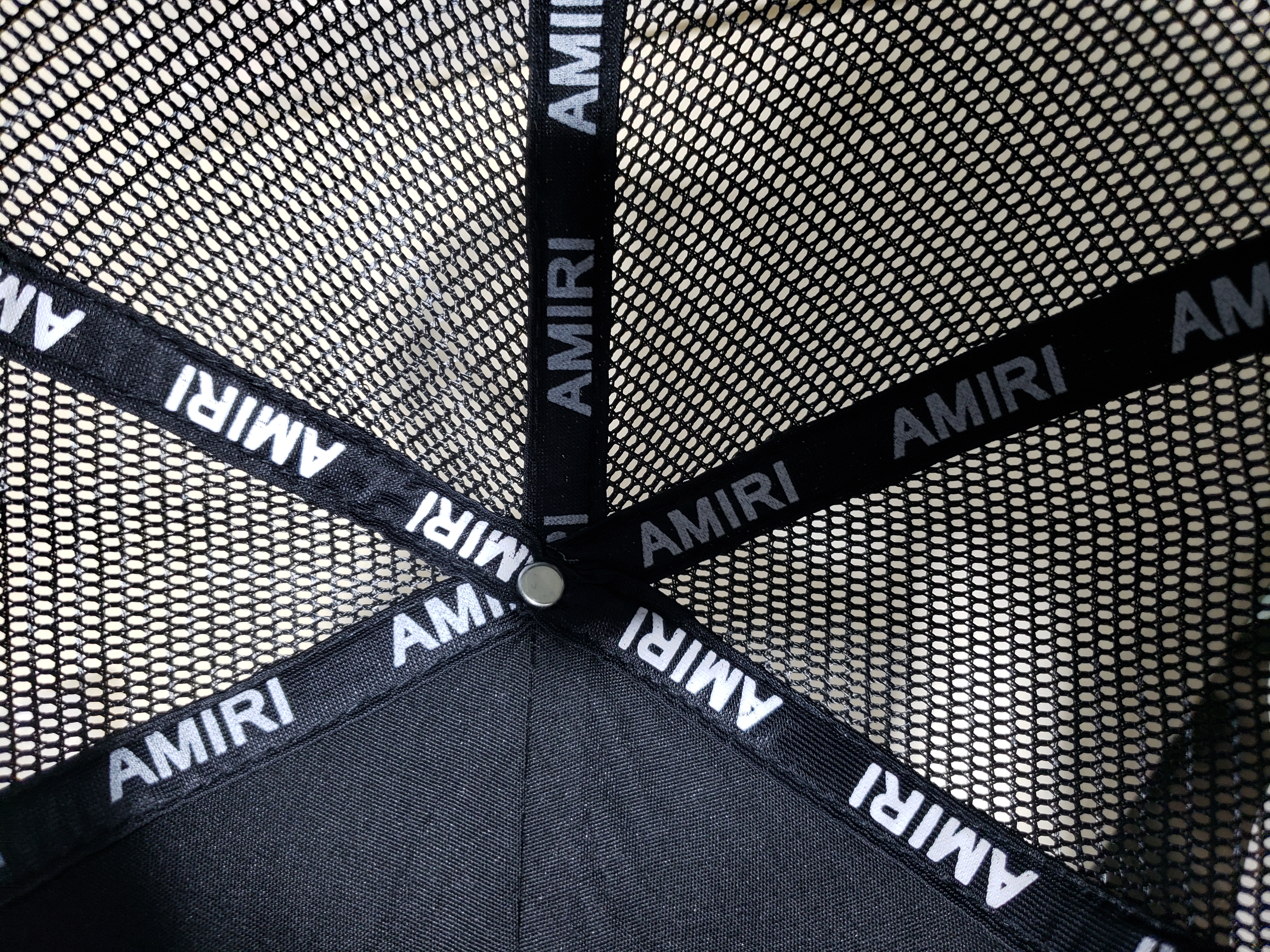 AMIRI  Stencil Trucker Hat - Black review Lulette VenturaOdron 04