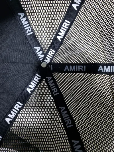 AMIRI  Stencil Trucker Hat - Black review Lulette VenturaOdron 03