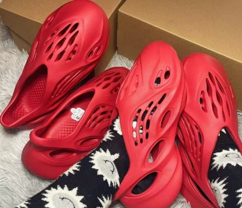 PK God batch adidas Yeezy Foam Runner Vermillion GW3355  review 