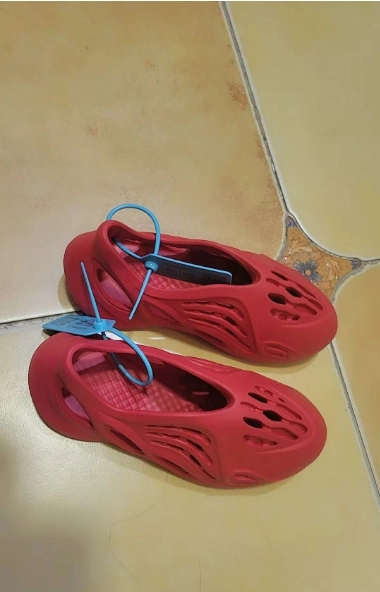 PK God batch adidas Yeezy Foam Runner Vermillion GW3355  review 