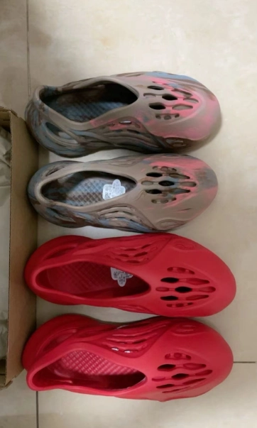 PK God batch adidas Yeezy Foam Runner Vermillion GW3355  review 