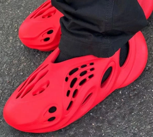PK God batch adidas Yeezy Foam Runner Vermillion GW3355  review 