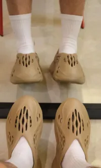 PK God batch adidas Yeezy Foam Runner Ochre GW3354  review 0