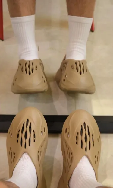 PK God batch adidas Yeezy Foam Runner Ochre GW3354  review Fernando Gonzalez