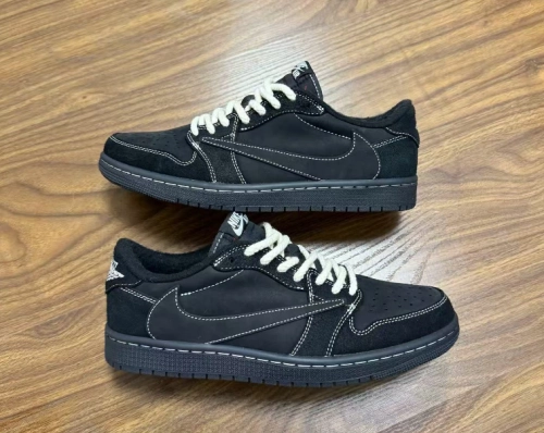 【Flash Sale】Air Jordan 1 Retro Low OG SP Travis Scott Black Phantom DM7866-001 review 